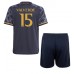 Real Madrid Federico Valverde #15 Replika Babykläder Borta matchkläder barn 2023-24 Korta ärmar (+ Korta byxor)